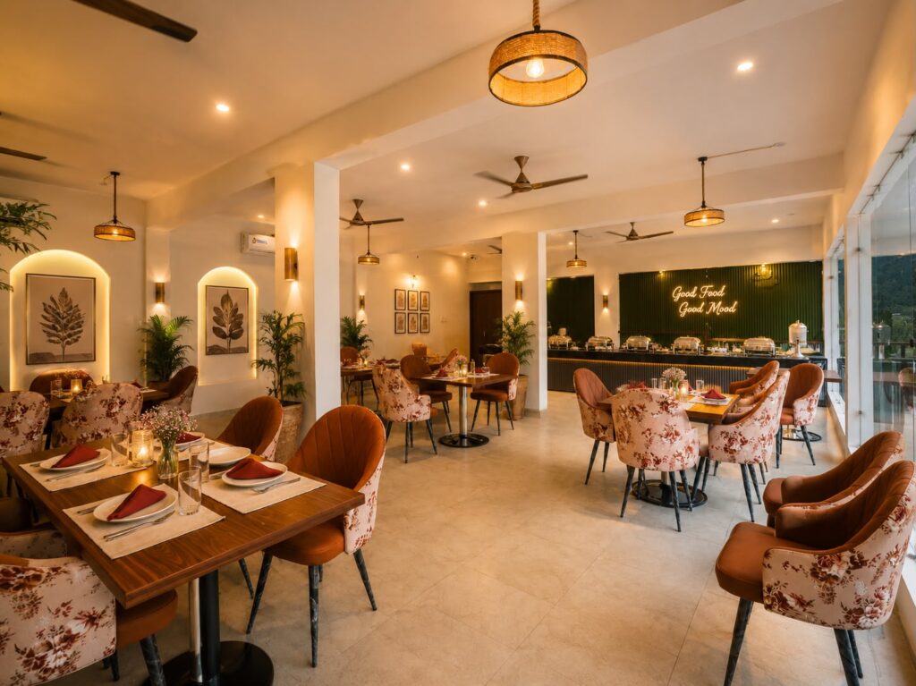 The Grand Haveli Resort Buffet Serving Area